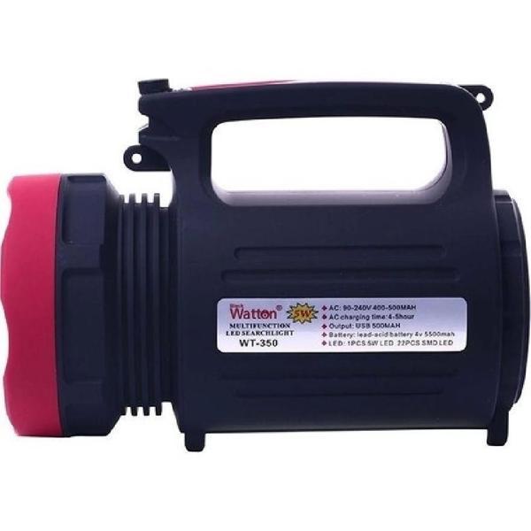Watton Wt-350 Çift Yönlü Projektör Işıldak + Powerbank - Image 1