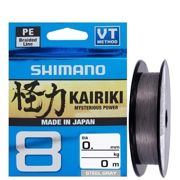 Shimano Kairiki 8 Stell Gray (Gri) 0,20Mm 300 Mt İp Misina - Image 1