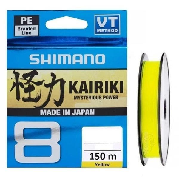 Shimano Kairiki 8 Yellow (Sarı) 0,13Mm 150 Mt İp Misina - Image 1