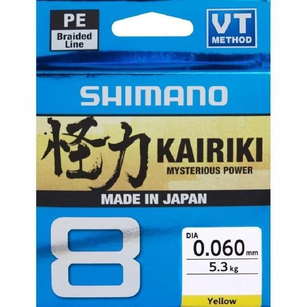 Shimano Kairiki 8 Yellow (Sarı) 0,19Mm 150 Mt İp Misina - Image 1