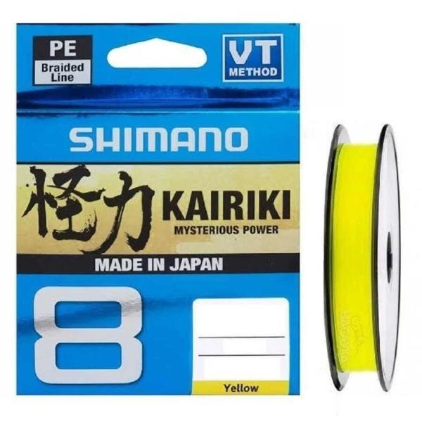 Shimano Kairiki 8 Yellow Sarı 0,10Mm 300 Mt İp Misina - Image 1