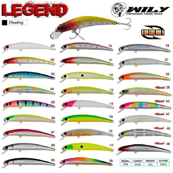 Wily Legend 9 Cm Maket Balık 5.8 Gr (0 - 0.6M) Renk:04 - Image 1