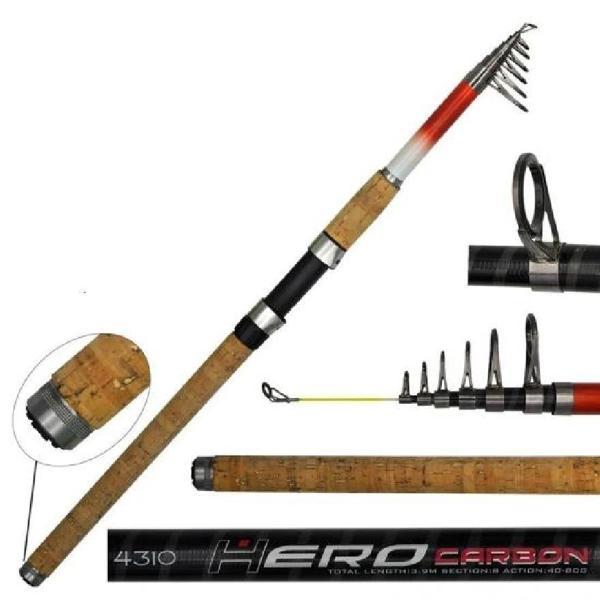 Teleskopik Olta Kamışı Portfish Hero Carbon 240Cm 40-80Gr - Image 1