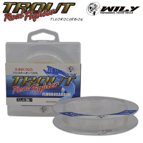 Wıly Sınkıng %100 Fluorocarbon Misina 30Mt 0,35Mm - Image 1