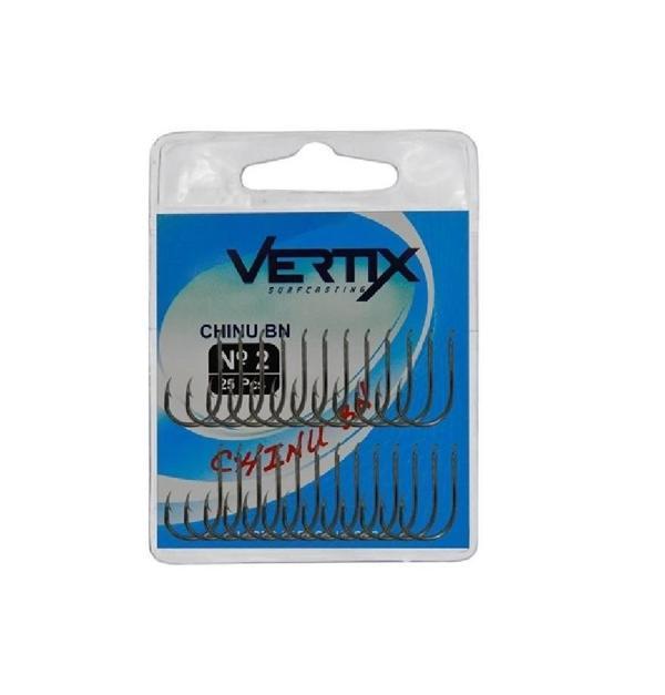 Vertix 58010 Chinu Bn Siyah Olta İğnesi 25’Li Paket No:6 - Image 1