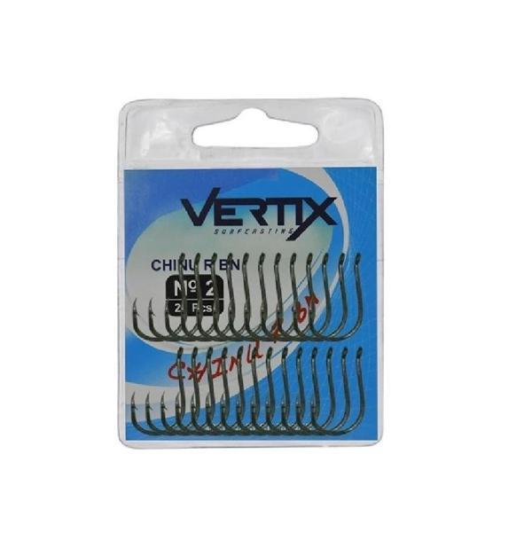 Vertix 58020 Chinu R Bn Siyah Olta İğnesi 25’Li Paket No:8 - Image 1