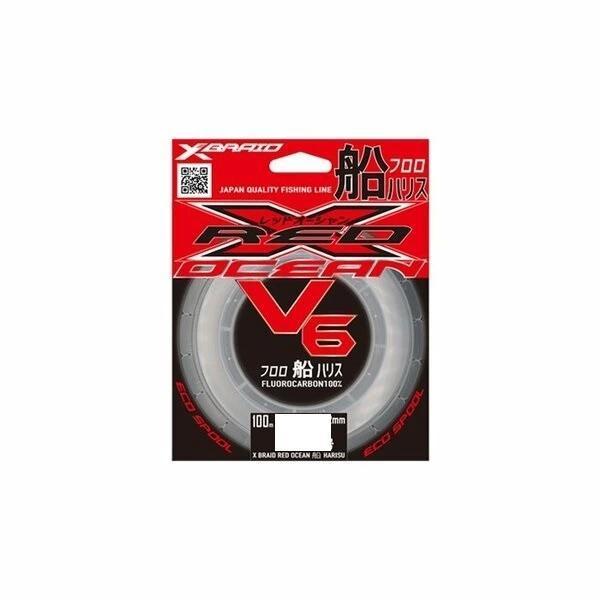 XBRAİD X059 RED OCEAN V6 100M 0,37MM FLOUROCARBON MİSİNA - Image 1