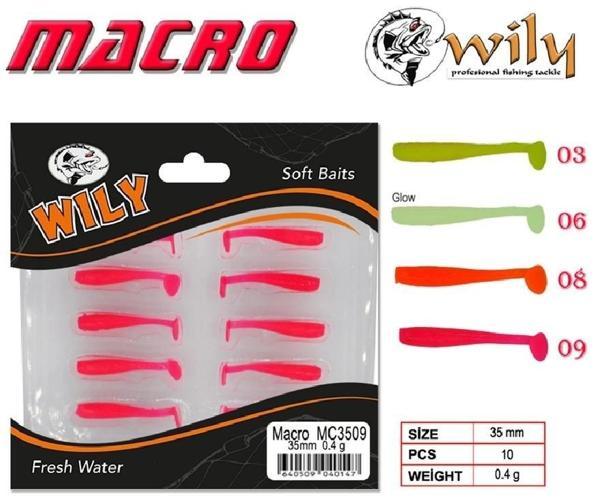 Lrf Silikonu Wily Macro 3,5Cm 0,4Gr 10’Lu Paket Renk:06 - Image 1