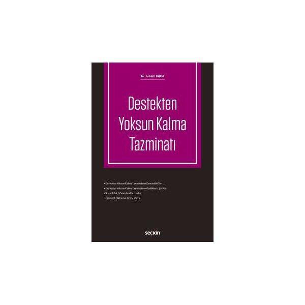 Destekten Yoksun Kalma Tazminatı Gizem Kaba 2017/11 - Seçkin Yayıncılık - Image 1
