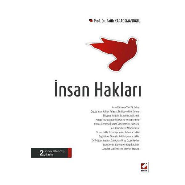 İnsan Hakları 2. Baskı Fatih Karaosmanoğlu 2011/11 - Seçkin Yayıncılık - Image 1