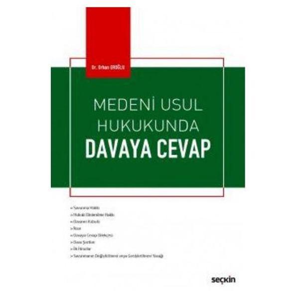 Medeni Usul Hukukunda Davaya Cevap Orhan Eroğlu 2 2018/08 - Seçkin Yayıncılık - Image 1