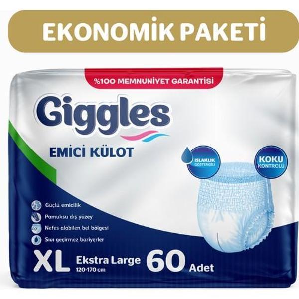 Giggles Yetişkin Emici Külot Ekstra Large 30'lu 2 Paket 60 Adet - Image 1