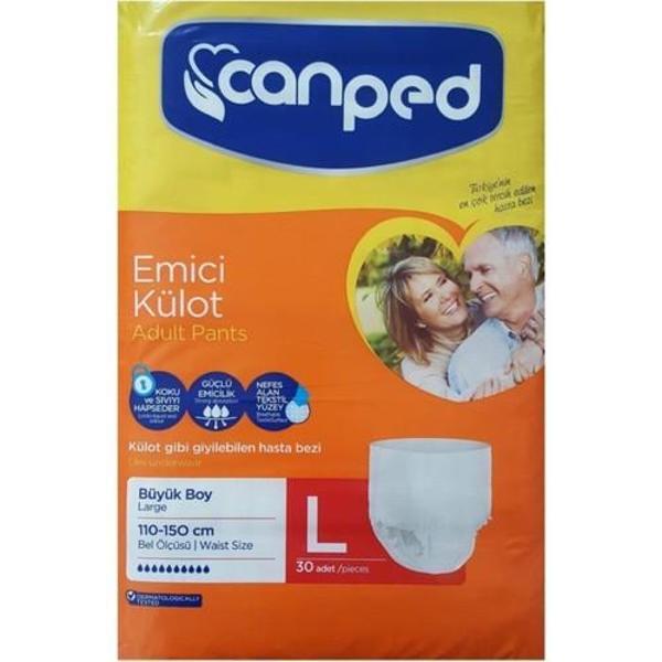 Canped Emici Külot Büyük Boy Large 30'lu 1 paket - Image 1
