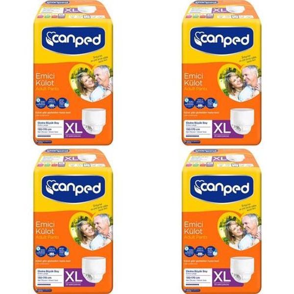Canped Emici Külot Ekstra Büyük Boy XLarge 30'lu 4 paket / 120 adet - Image 1