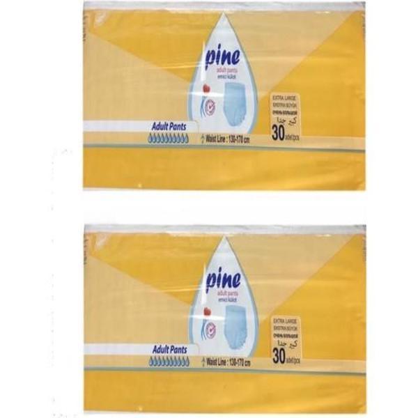 Pine Emici Külot Ekstra Büyük Boy Xlarge 30 lu 2 paket / 60 adet - Image 1