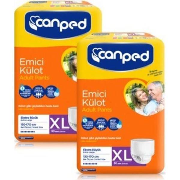 Canped Külotlu Hasta Bezi XLARGE 30 LU - Image 1