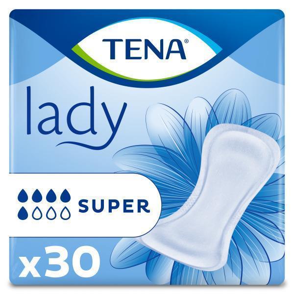 Tena Lady Süper 5 damla Kadın Mesane Pedi 30'lu paket - Image 1