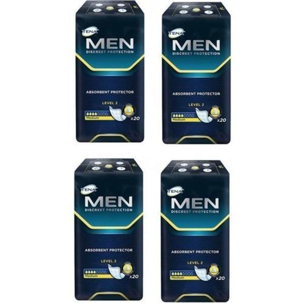 Tena Men Level 2 Erkek Mesane Pedi 20'li 4 paket / 80 adet - Image 1