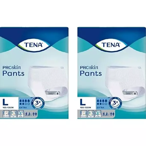 Tena Proskin Pants Ekstra 6 damla Emici Külot Büyük Boy Large 30'lu 2 paket / 60 adet - Image 1