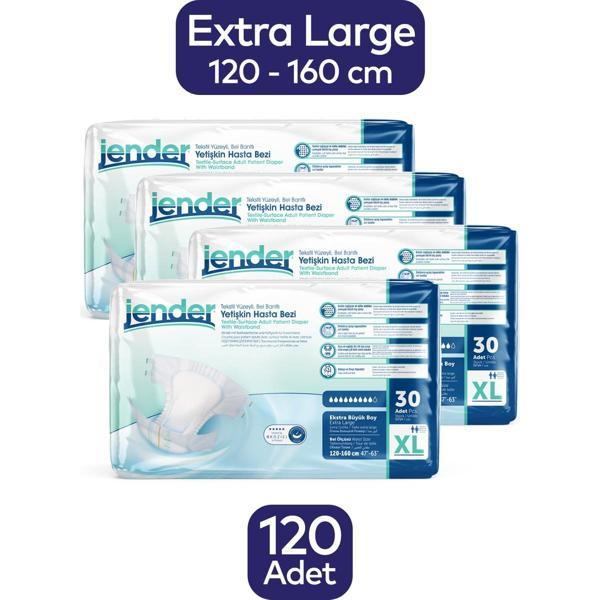 Jender Bel Bantlı Hasta Bezi X-Large 30'Lu 4 Paket - Image 1