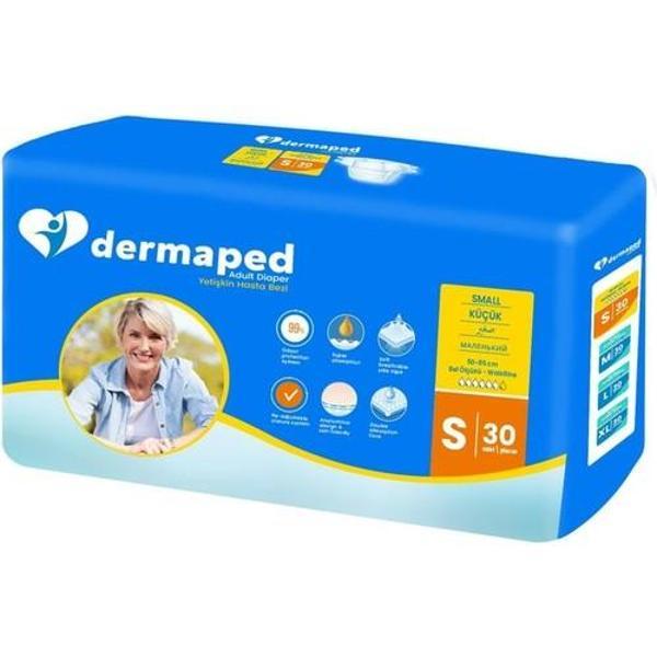 Dermaped Yetişkin Hasta Bezi Bel Bantlı S Beden 30 Adet ( Süper Emici ) - Image 1