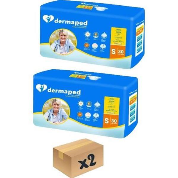 Dermaped Yetişkin Hasta Bezi Belbantlı Small Küçük Boy 30 lu 2 paket / 60 adet - Image 1