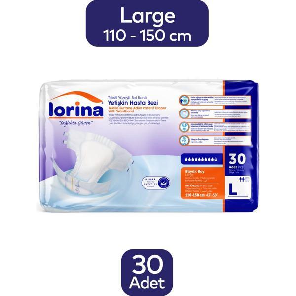 Belbantlı Bez 1 Paket 30 Adet Large - Image 1
