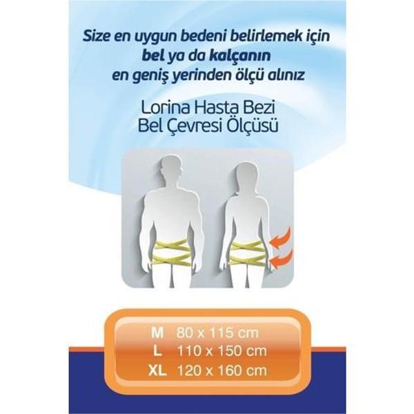 Lorina BelBantlı Hasta Bezi Medium 30 Adet - Image 1