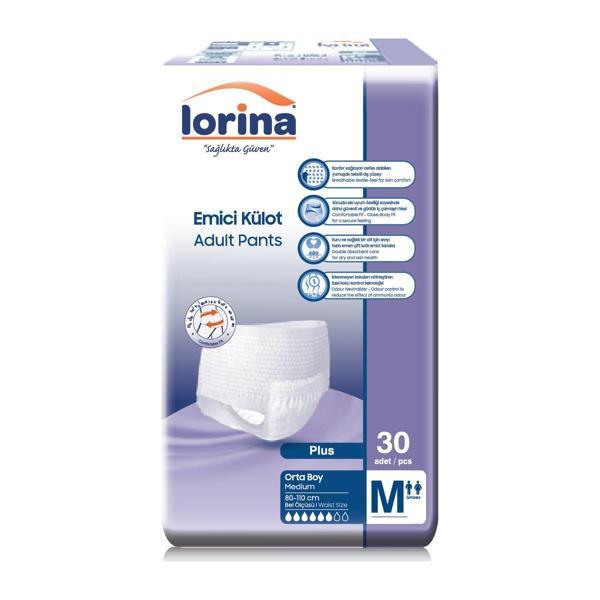 Lorina Emici Külot Hasta Bezi Medium 30 Adet - Image 1