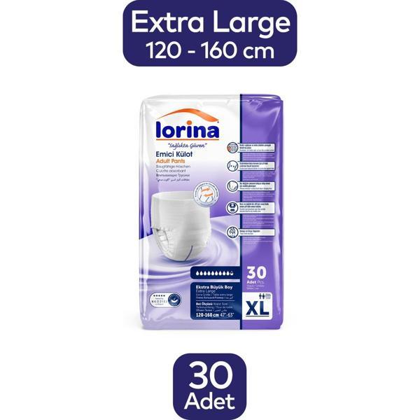Lorina Emici Külot Xlarge 30 Adet - Image 1