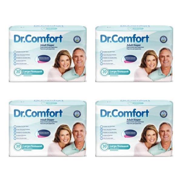 Dr.Comfort Yetişkin Belbantlı Hasta Bezi Large 30'lu - 4 Paket - 120 Adet - Image 1