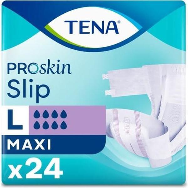 Tena Proskin Slip Maxi 8 damla Büyük Boy Large Belbantlı Hasta Bezi 24'lü 4 paket / 96 adet - Image 1