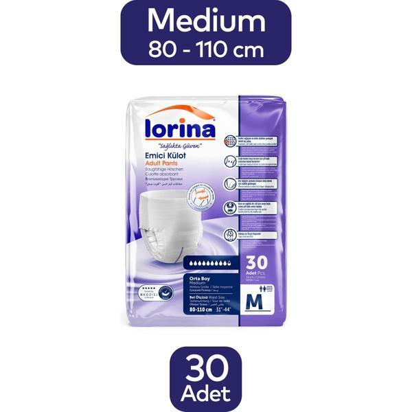 Yetişkin Emici Külot Medium 30'Lu Paket - Image 1