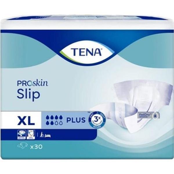 Tena Proskin Slip Plus 6 damla Ekstra Büyük Boy Xlarge Belbantlı Hasta Bezi 30'lu 6 paket / 180 adet - Image 1