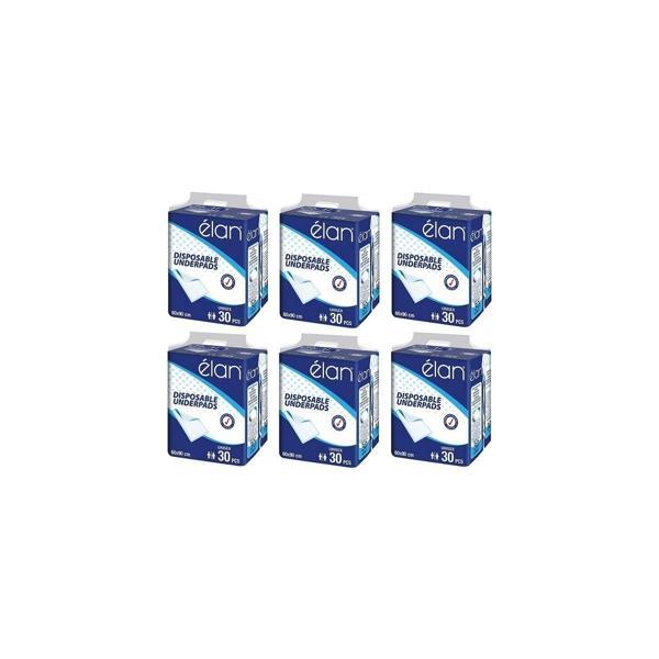 Elan Yatak Koruyucu Serme Bez 60 cm x 90 cm 30'lu Paket - 6 Adet - Image 1