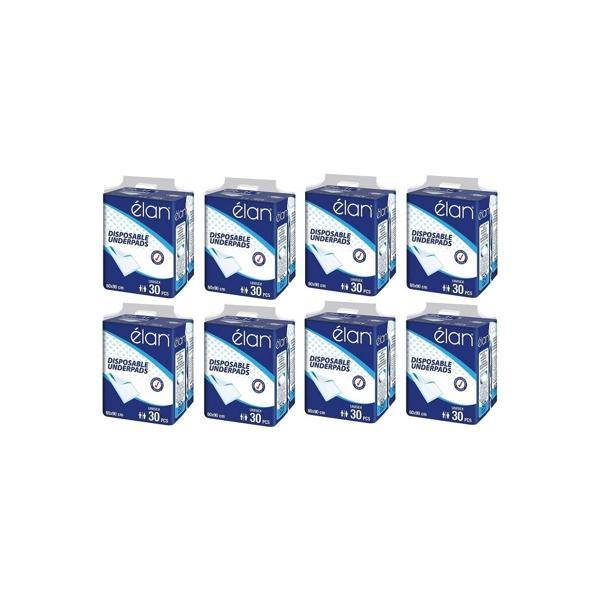 ELAN Yatak Koruyucu Serme Bez 60 cm x 90 cm 30'lu Paket - 8 Adet - Image 1