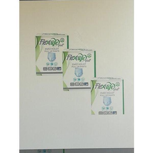 Flexilife Plus Emici Külot Ekstra Büyük Boy Xlarge 30'lu 3 paket / 90 adet - Image 1