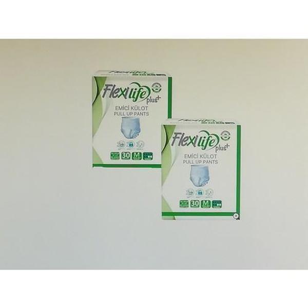 Flexilife Plus Emici Külot Orta Boy Medium 30'lu 2 paket / 60 adet - Image 1