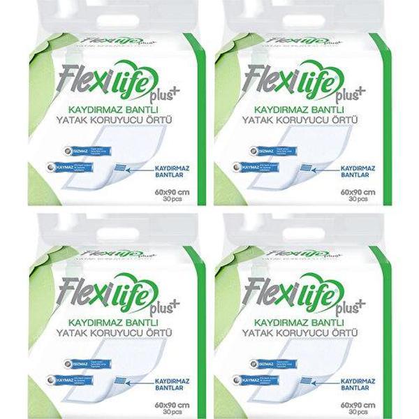 Flexilife Plus Kaydırmaz Bantlı Yatak Koruyucu Örtü 60x90 30'lu 4 paket / 120 adet - Image 1