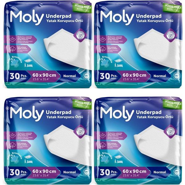 Moly Yatak Koruyucu Örtü 60 x 90 cm 120'li - Image 1