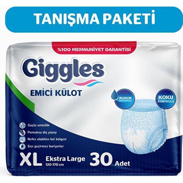 Giggles Yetişkin Emici Külot Ekstra Large 30'lu 1 Paket 30 Adet - Image 1