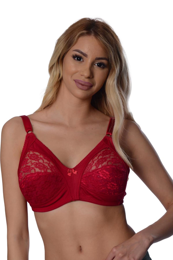 Bordo Dantelli Toparlayıcı Sütyen - 503 - Image 1