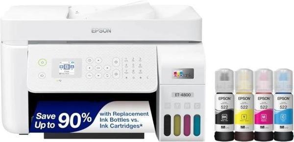 Epson EcoTank ET-4800 Supertank Yazıcı White - Image 1
