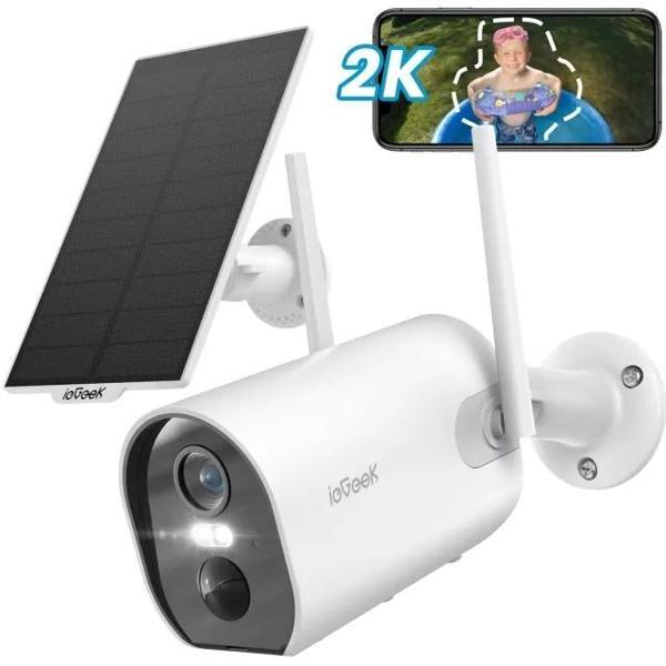 ieGeek Güvenlik Kameraları Kablosuz Dış Mekan Solar Cam - Image 1