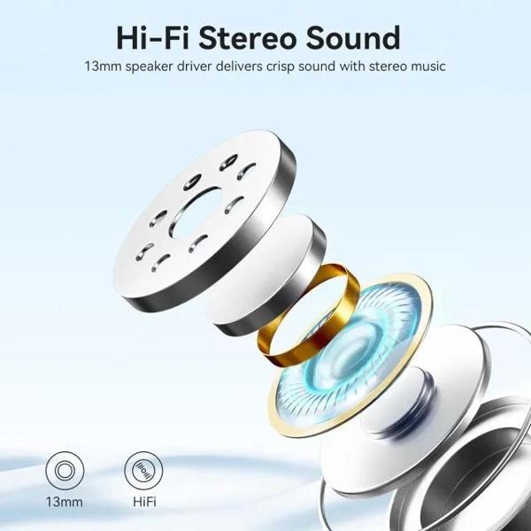 Wireless Earbuds Bluetooth 5.3 Kulaklık Red - Image 1