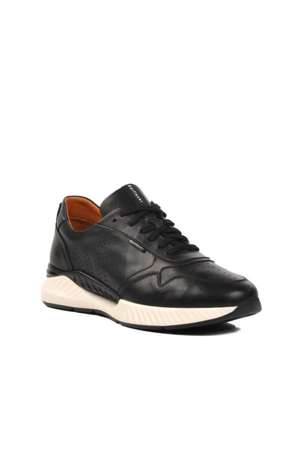 Siyah Hakiki Deri Erkek Sneaker Dr.Flexer 758803 M - Image 1