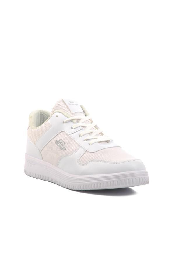 Slazenger Eliora M Büyük Numara Beyaz Erkek Sneaker - Image 1