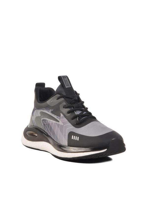 Bulldozer M Hafif Esnek Erkek Spor Siyah Ayakkabı 250421 - Image 1