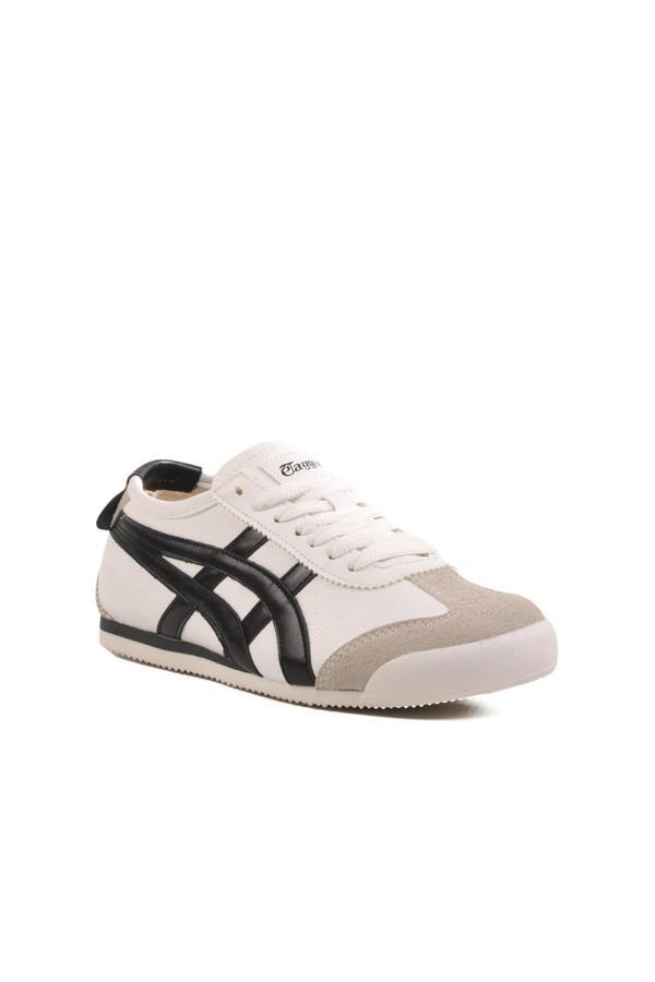 E-2006 G Beyaz-Siyah Spor Ayakkabı - Image 1