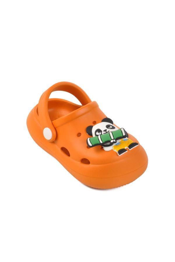 Turuncu Unisex Çocuk Sabo Sandalet Yumurcak B - Image 1